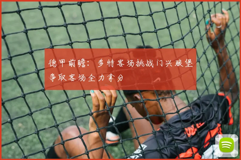 德甲前瞻：多特客场挑战门兴狼堡争取客场全力拿分
